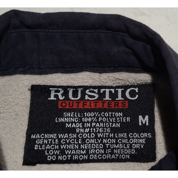 Rustic Outfitters Plaid Thermal Lined Flannel Shirt M Shacket Heavyweight NWOT - Picture 4 of 10